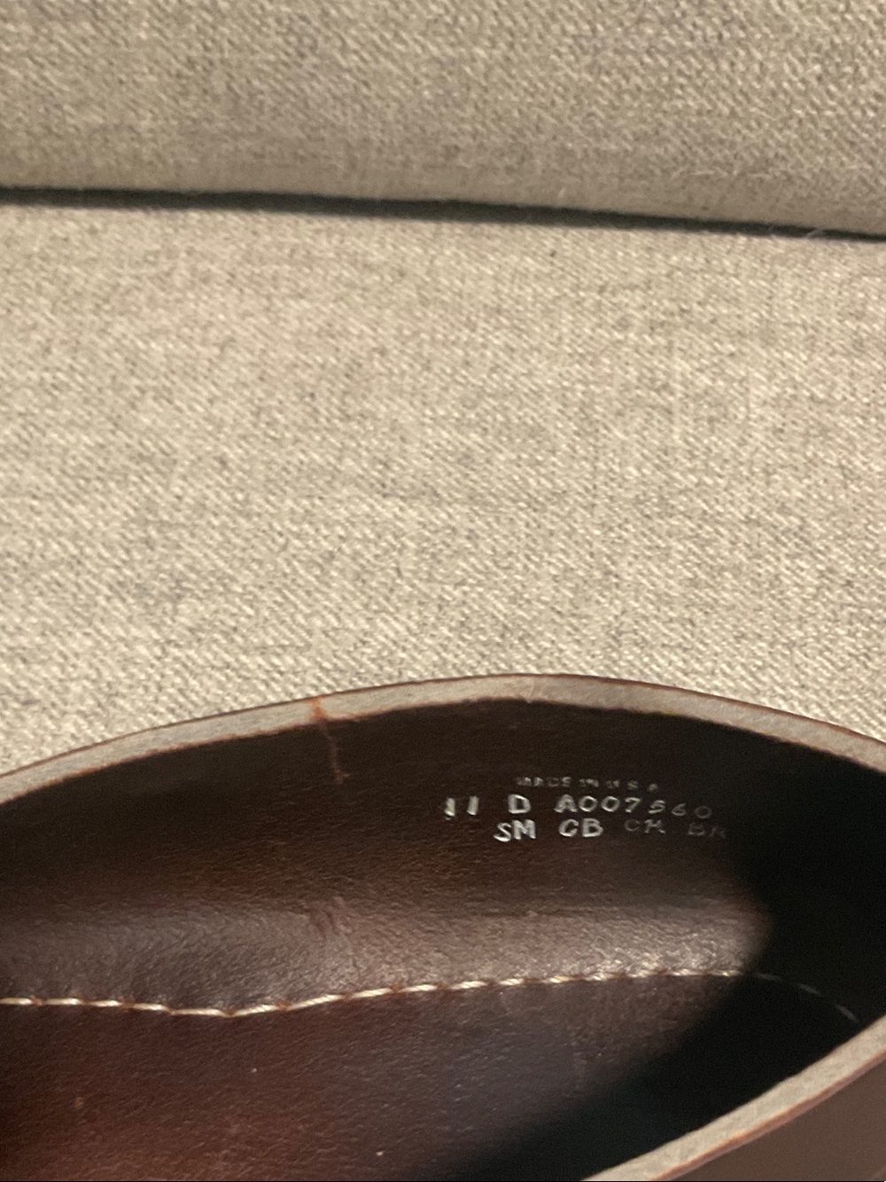 Men's Brown Leather Slip-On Driving Loafers - Picture 4 of 4